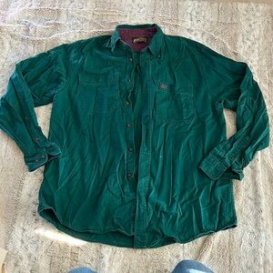 Forest Green Button Up